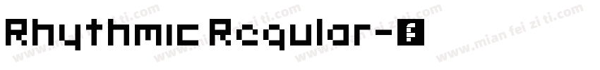 Rhythmic Regular字体转换